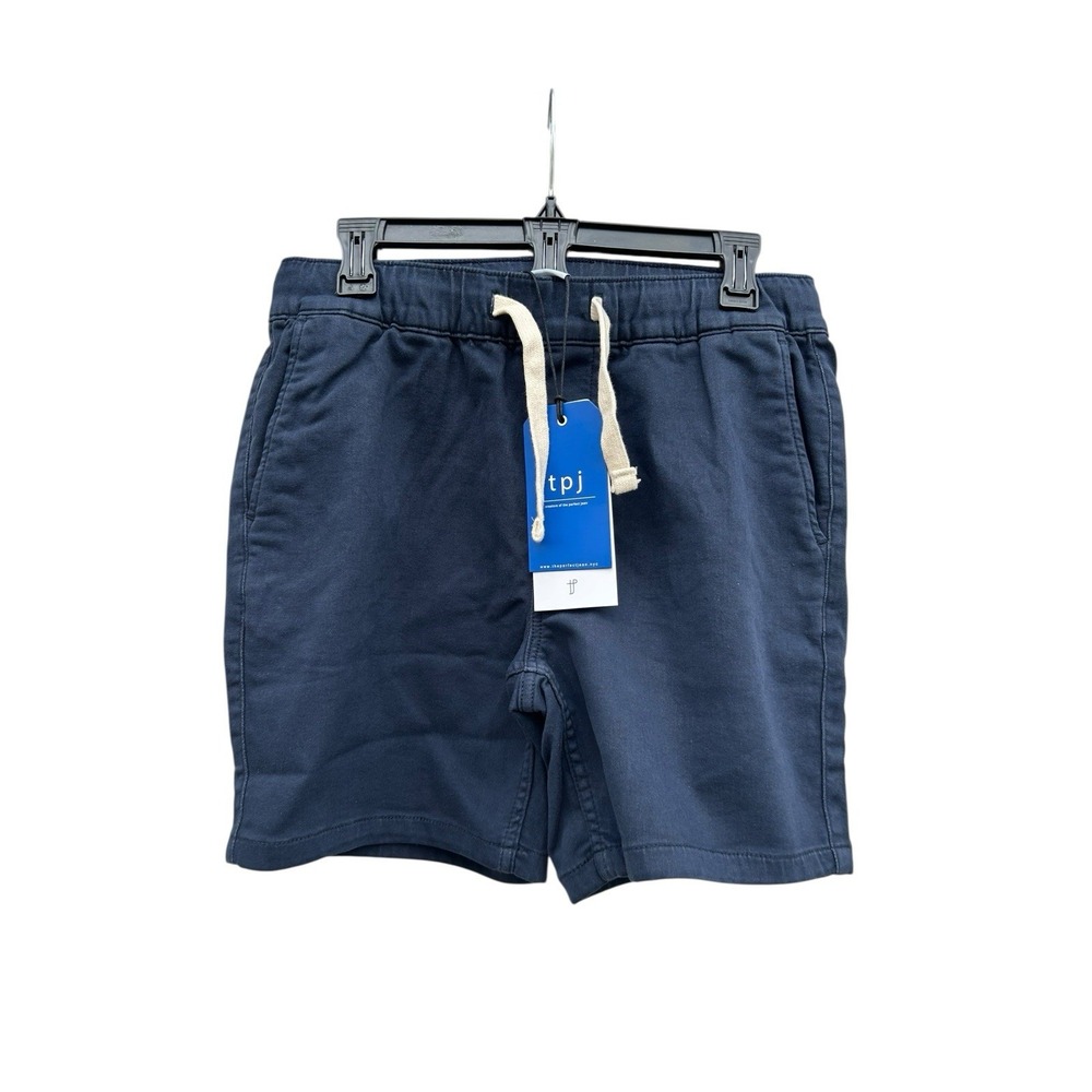NEW The Perfect Jean NYC TPJ Shorts Mens 30 S Navy Slim Fit Drawstring 72.00